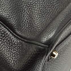 Hermes Noir Togo Leather Gold Finish Birkin 35 Bag