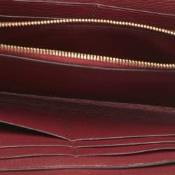 Hermes Bourgogne Matte Alligator Kelly Longue Wallet