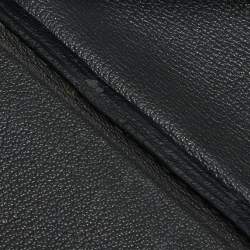 Hermes Graphite Taurillon Clemence Leather Palladium Finish JPG Shoulder Birkin 42 Bag