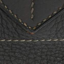Hermes Graphite Taurillon Clemence Leather Palladium Finish JPG Shoulder Birkin 42 Bag