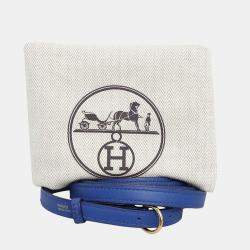 Hermes Blue Royal, Cuivre & Chai Evercolor and Swift Leather Tri-Color Mini 24/24 Shoulder Bag