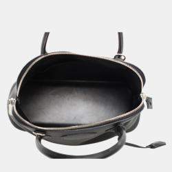 Pre Owned Hermes Black Clemence Leather Bolide 31 Top Handle Bag