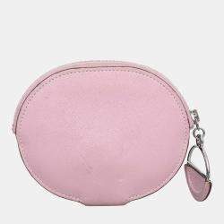 Hermes Mauve Sylvestre, Bleu Electrique & Capucine Chevre Mysore Leather In The Loop Wink Card Holder