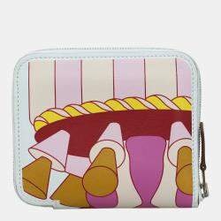 Hermes Multicolor Swift Leather Patisserie Francaise Azap Compact Wallet