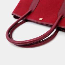 Hermes Red Leather Garden Party 36 bag