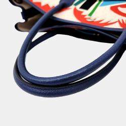 Hermes Multicolor Canvas Pocket Garden Party 36 bag
