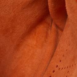 Hermes Orange Taurillon Clemence Leather Evelyne III GM Bag