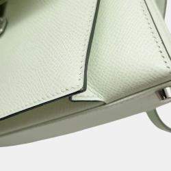 Hermes Vert Fizz Epsom Leather Kelly Desordre 20 Bag
