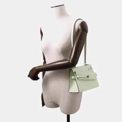 Hermes Vert Fizz Epsom Leather Kelly Desordre 20 Bag