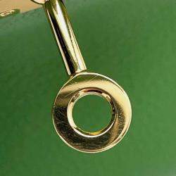 Hermes Vert Yucca Togo Leather Gold Finish Birkin 25 Bag