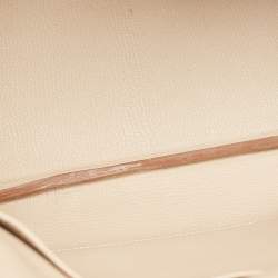 Hermes Rose Jaipur/Argile/Etoupe Taurillon Clemence and Swift Leather Brushed Palladium Finish Birkin 35 Bag