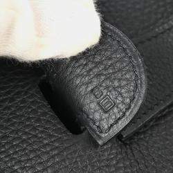 Hermes Black Togo Leather Evelyne II GM Shoulder Bag