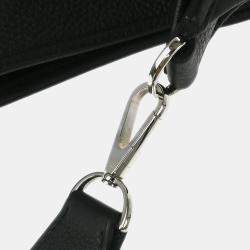 Hermes Black Togo Leather Evelyne II GM Shoulder Bag