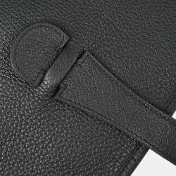 Hermes Black Togo Leather Evelyne II GM Shoulder Bag