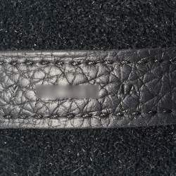 Pre Owned Hermès Noir Taurillon Clemence Leather Picotin Lock 18 Bag