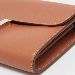Hermès Blush Evercolor Leather Constance To Go Wallet