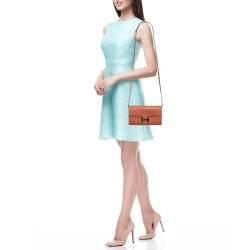 Hermès Blush Evercolor Leather Constance To Go Wallet