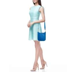 Pre Owned Hermès Bleu France Taurillon Clemence Leather Evelyne TPM Bag
