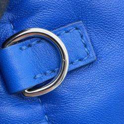 Hermes Blue Lambskin France Pilo