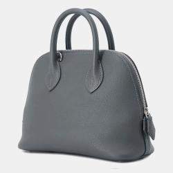 Hermes Ardoise Evercolor Bolide 1923 Mini Satchel Bag