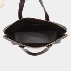 Pre Owned Hermes Brown Fjord Leather Escapada Shoulder Bag
