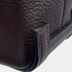 Pre Owned Hermes Brown Fjord Leather Escapada Shoulder Bag