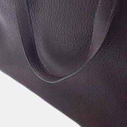 Pre Owned Hermes Brown Fjord Leather Escapada Shoulder Bag