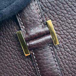 Pre Owned Hermes Brown Fjord Leather Escapade Handbag