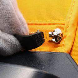 Hermes Navy Toile Herbag Zip PM Hand Shoulder Bag
