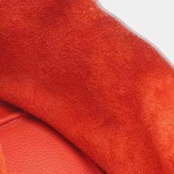 Hermes Red Taurillon Clemence Leather Picotin Lock 22 Handbag 