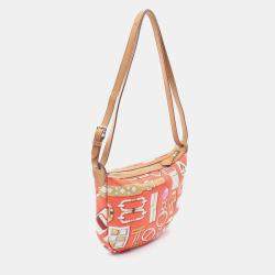 Pre Owned Hermes Silk Vaux Swift Orange Shurusowa To-Go Orange Poppy Shoulder Bag