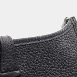 Pre Owned Hermes Black Taurillon Clemence Evelyne TPM Amazon Shoulder Crossbody Bag  