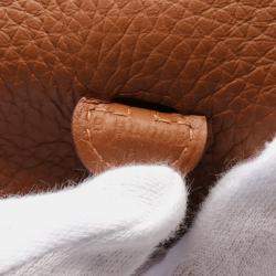 Hermes Brown Clemence Leather Evelyne TPM Shoulder Bag  