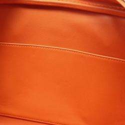 مملوكة مسبقًا Hermes Orange Epsom Leather Plum Elan 28 Handbag 