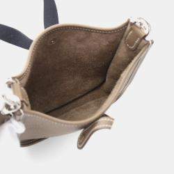 Hermes Etoupe Taurillon Clemence Evelyne TPM Amazon Shoulder Bag