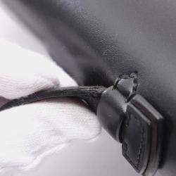 Hermes Black Calf Leather Shoulder Crossbody Bag 
