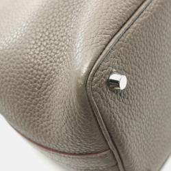 Hermes Etain Taurillon Clemence Picotin Lock 18 Handbag