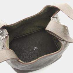 Hermes Etain Taurillon Clemence Picotin Lock 18 Handbag