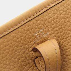 Hermes Sesame Taurillon Clemence Evelyne TPM Amazon Shoulder Bag