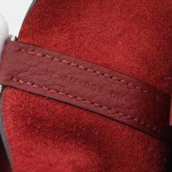 Hermes Ruby Taurillon Clemence Leather Picotin Lock 18 Handbag