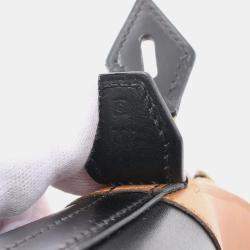 Hermes Black Brown Calf Leather   Bolide31 Shoulder Handbag  