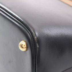 Hermes Black Brown Calf Leather   Bolide31 Shoulder Handbag  