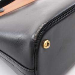 Hermes Black Brown Calf Leather   Bolide31 Shoulder Handbag  