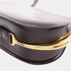 Hermes Brown Evennes Box Calf Leather Passe Guide Shoulder Bag