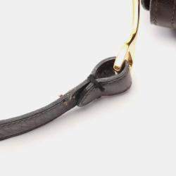 Hermes Brown Evennes Box Calf Leather Passe Guide Shoulder Bag