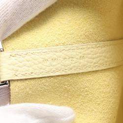Hermes Yellow Tone Taurillon Clemence Leather Picotin Lock 18 Handbag
