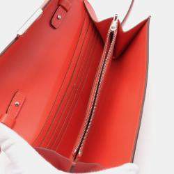 Hermes Orange Epsom Leather Constance Long To Go Shoulder Bag