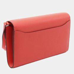 Hermes Orange Epsom Leather Constance Long To Go Shoulder Bag
