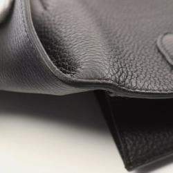 Hermes Black Togo Leather Kelly Depeche 36 Briefcase