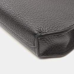 Hermes Black Togo Leather Kelly Depeche 36 Briefcase